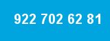 922 702 62 81 922 702 62 81